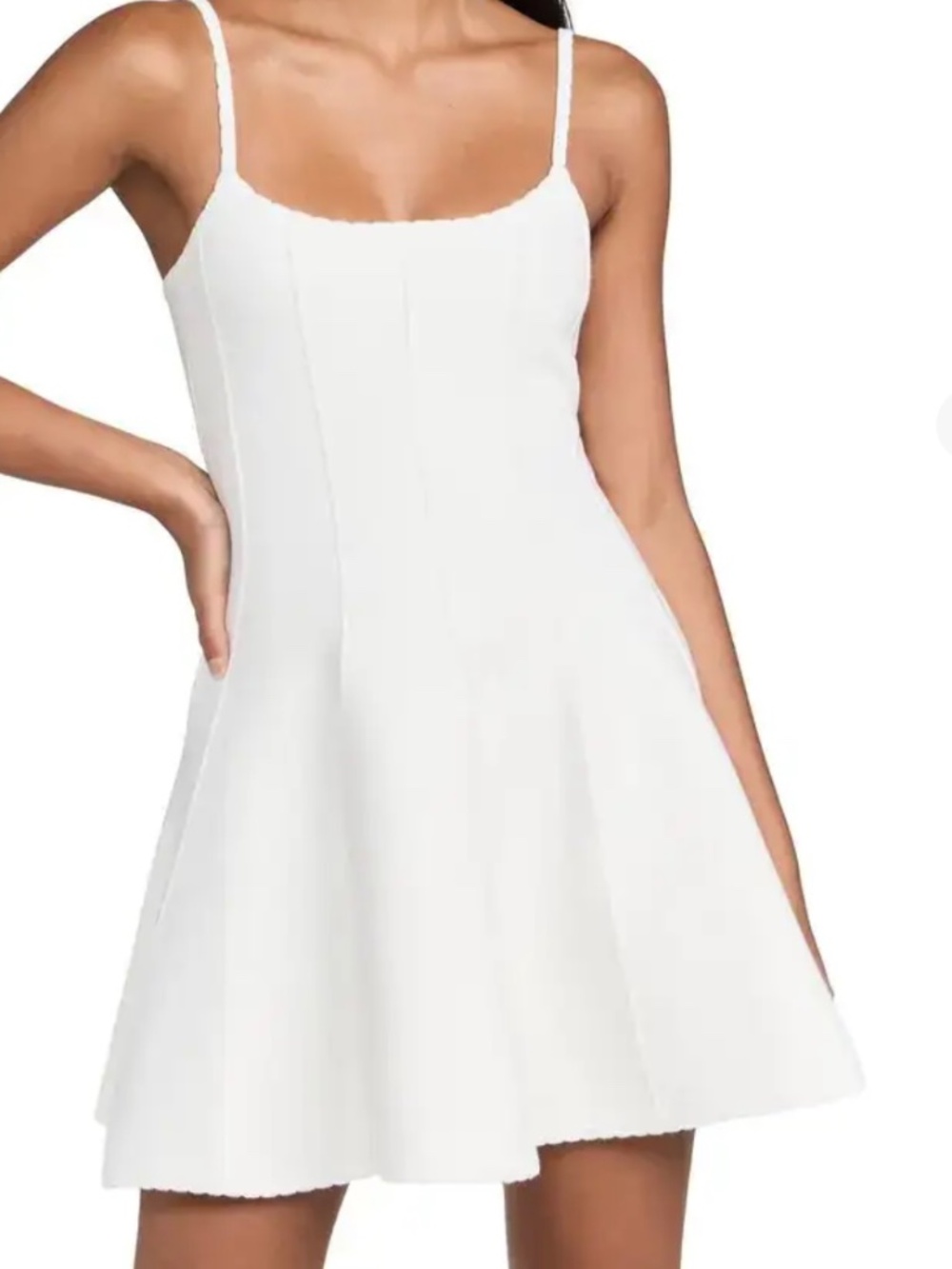 Fleur du Mal Flared Corset Mini Dress - Picture 4 of 8